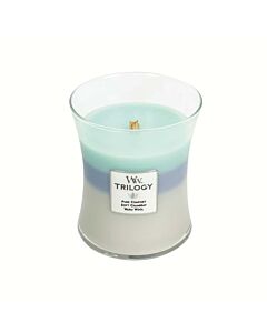 Woodwick Medium Hourglass Trilogy Candle Woven Comforts